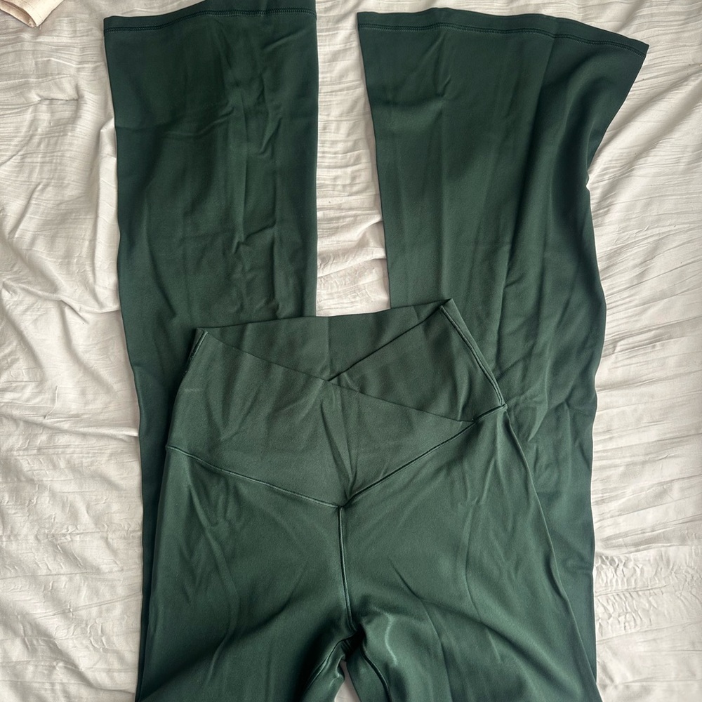 High-Rise Flared Leg leggings Aerie